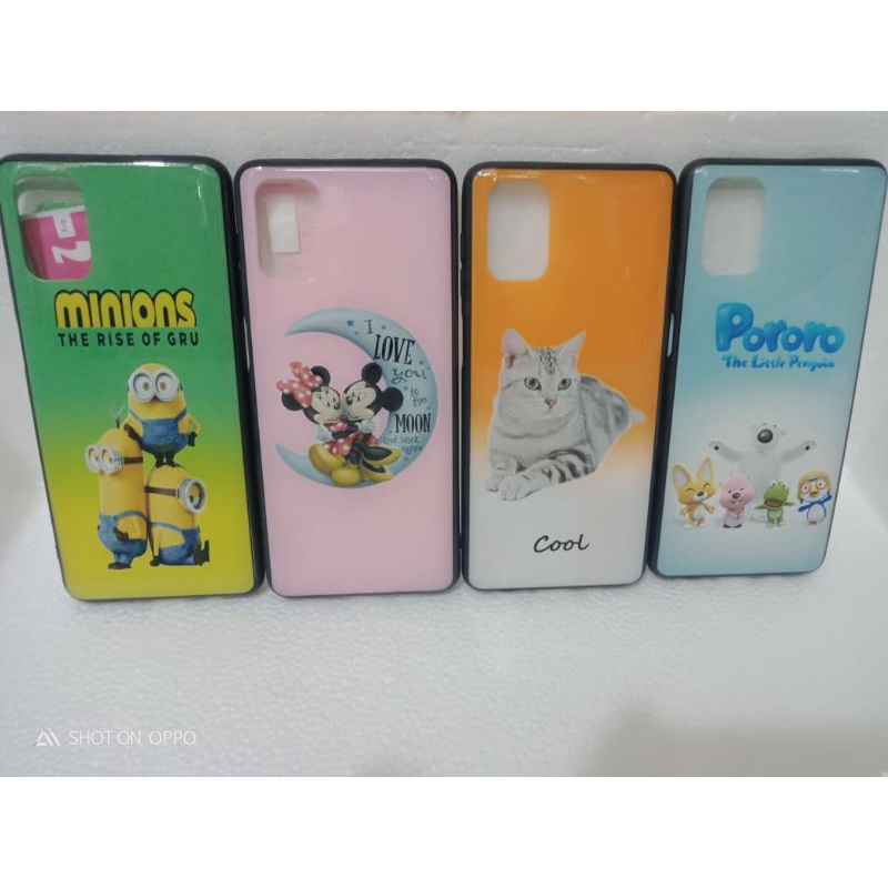 CASE SAMSUNG A11/M11 CASE KARAKTER PLUS ANTI GORES TERBARU