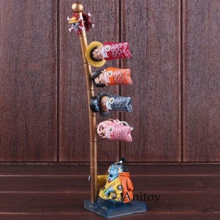 Jual WCF Anime One Piece Carp Flags Luffy Ace Sabo Perona Jinbe Version Murah