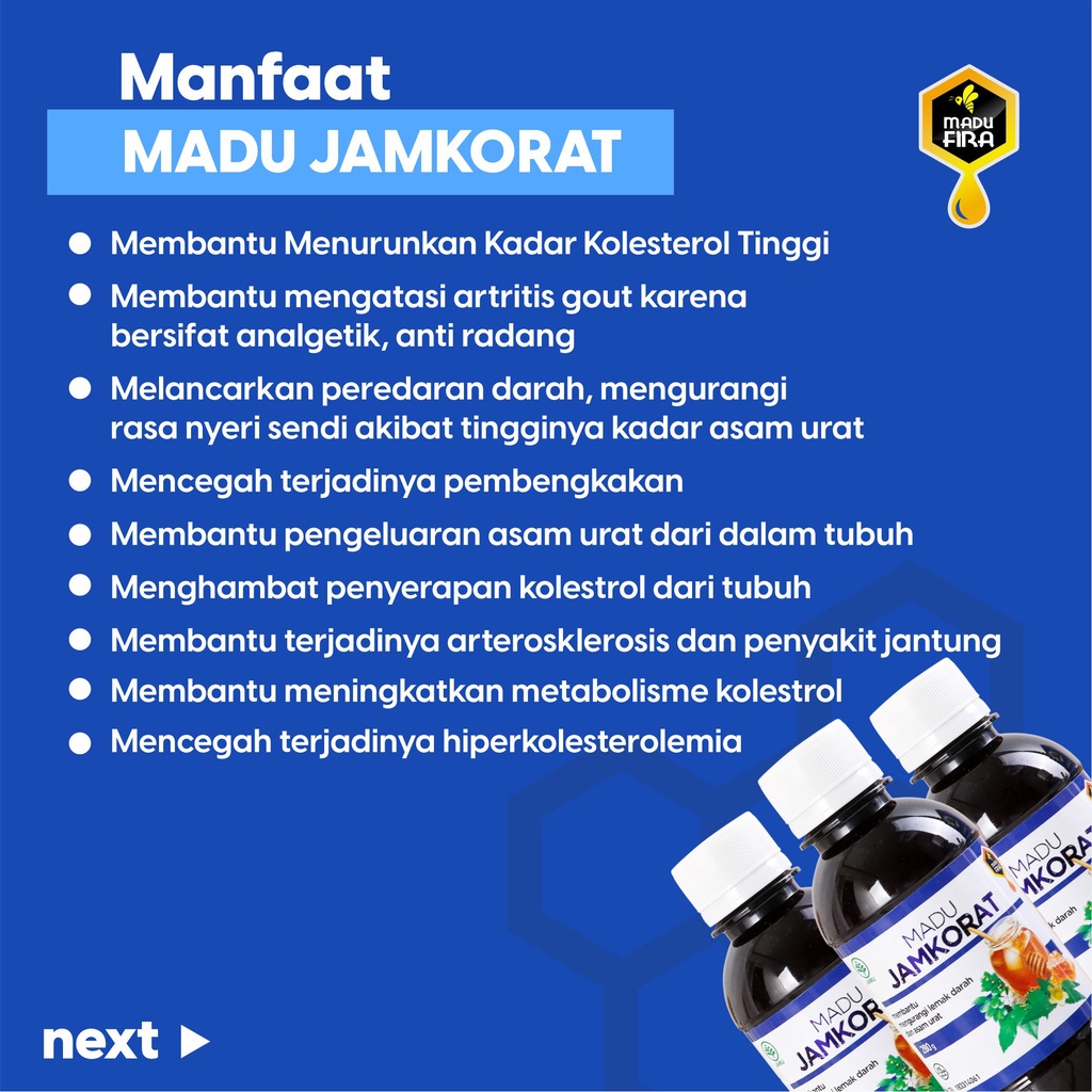 [COD] Madu JAMKORAT Original | Madu Obat Kolesterol Herbal Dan Asam Urat