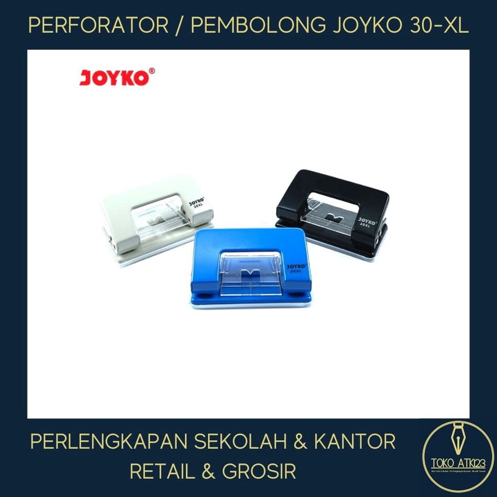 Perforator / Pembolong Kertas / Plong-plongan Merk Joyko No. 30XL