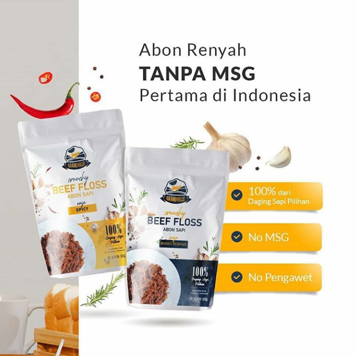 Grandville Abon Sapi Crunchy 100 g