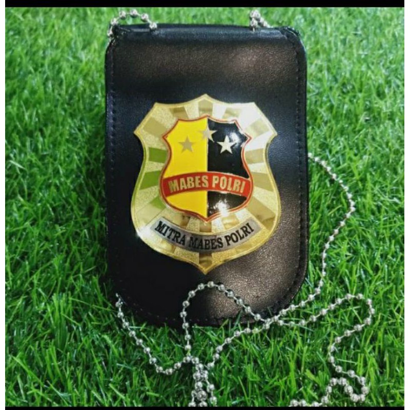 kalung lencana KTA mitra mabes polri gantungan ID card mitra mabes polri kalung pengenal mitra mabes