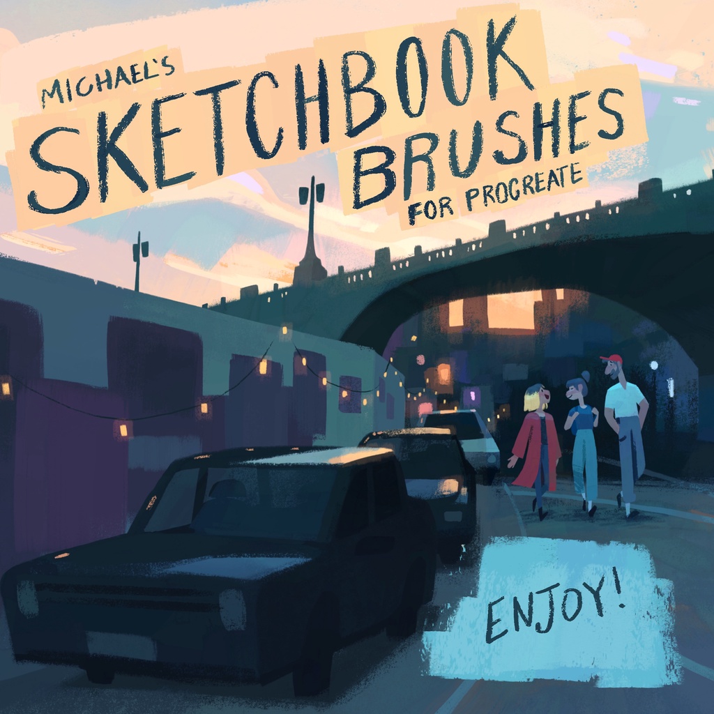 Procreate Brush - Sketchbook Brushes for Procreate