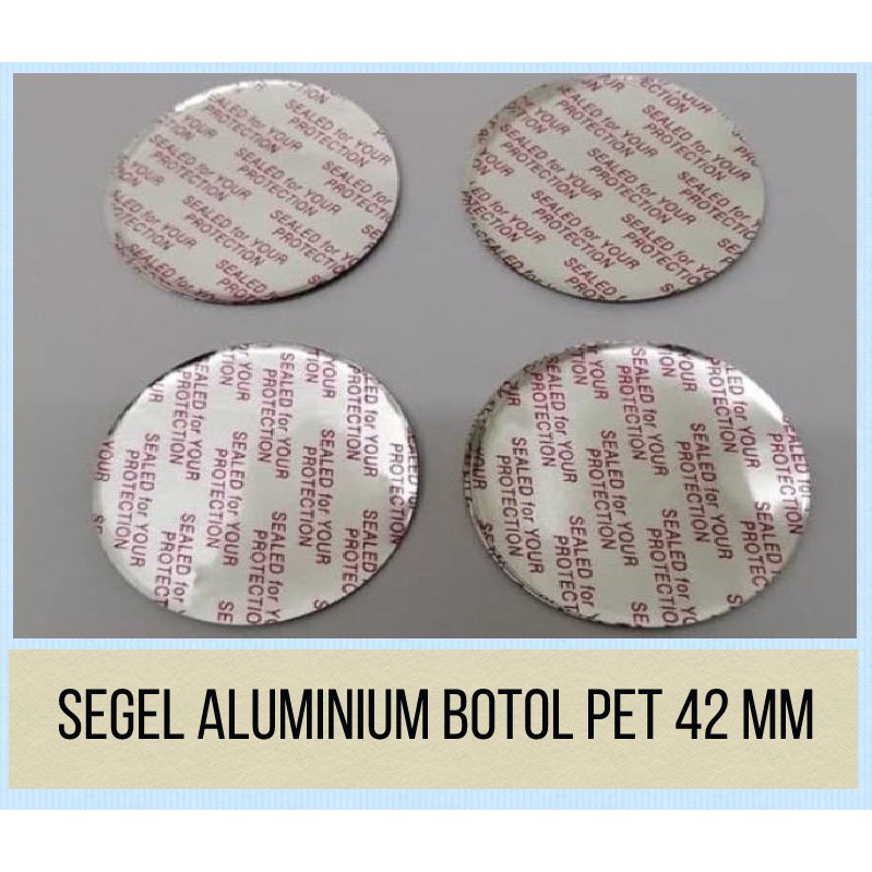 Segel Alumunium Foil Untuk Toples PET 42 mm