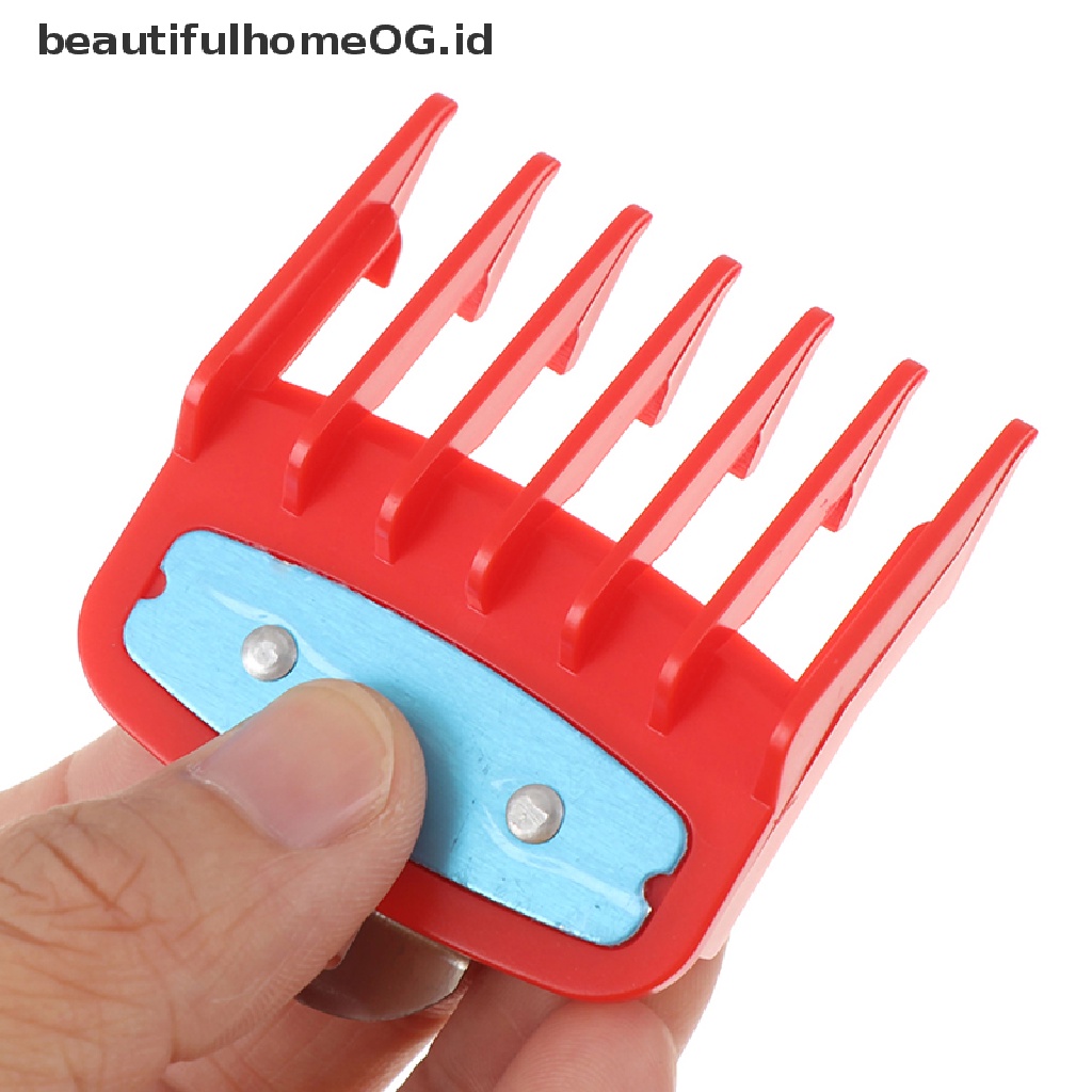 Set Sisir Pemandu Ukuran 1.5 + 4.5mm Warna Merah Dengan Holder Metal