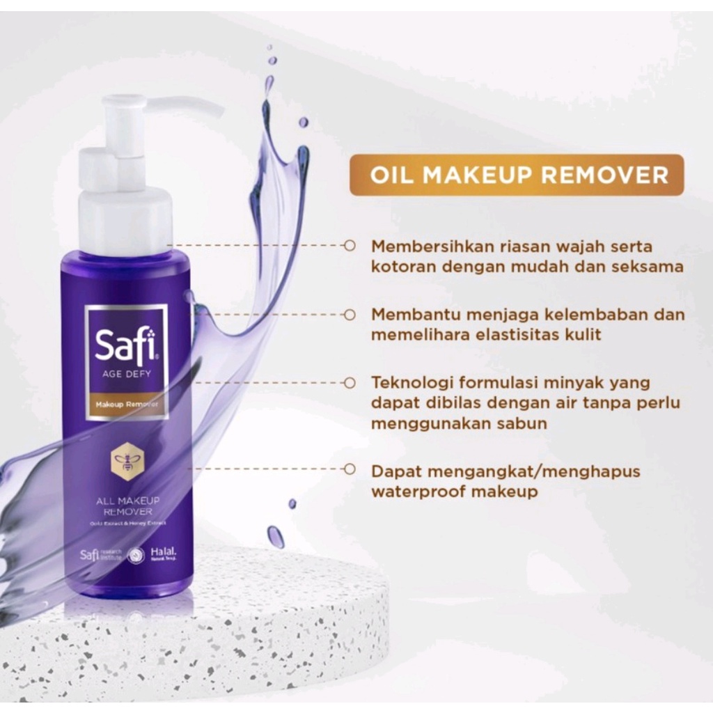 Safi Age Defy Makeup Remover 100ml/Pembersihmakeup