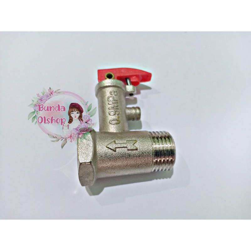 Safety Valve Klep Pengaman Water Heater Ariston / Multi