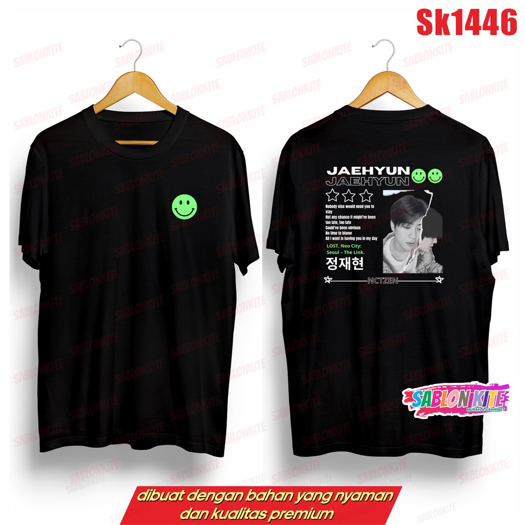 MURAH!!! KAOS NCT JAEHYUN SK1446 UNISEX COMBED 30S