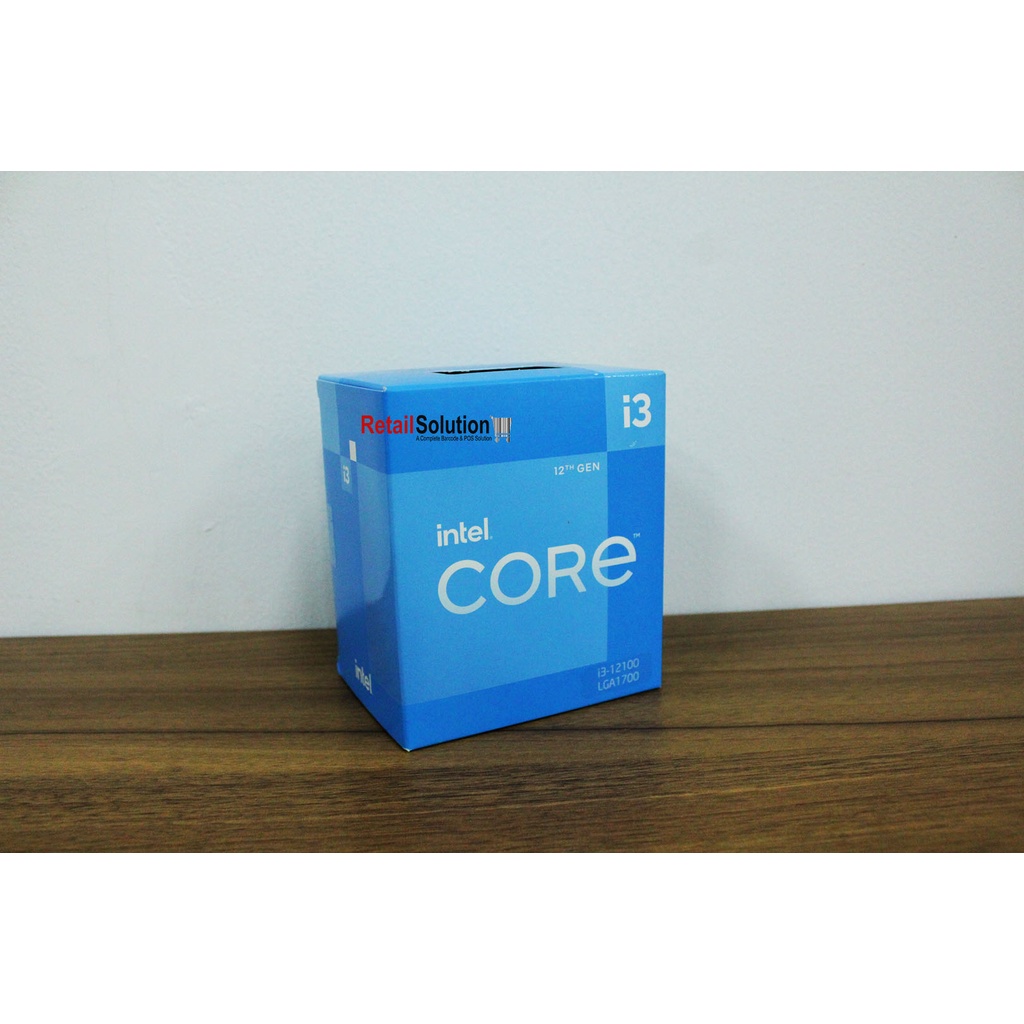 Processor CPU Intel LGA 1700 - Intel Core i3-12100 BOX Garansi Resmi