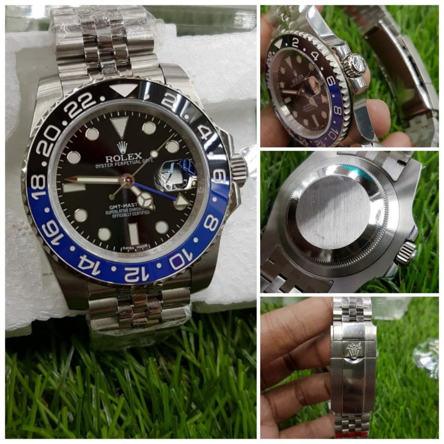 Big Sale Rolex Gmt Master II Batman Jubilee DJF Swiss clone Matic COD Garansi 1th