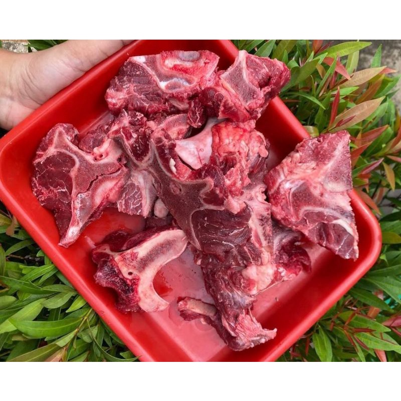 Daging sapi Frozen 1kg, Rendang, semur, tulang iga gondrong (MUI halal) (instan sameday Gojek)