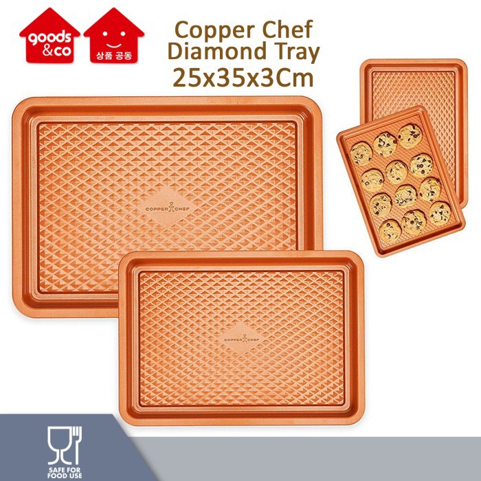 Copper Baking Tray/ Cookie Baking Tray/ CERAMIC CARBON STEEL