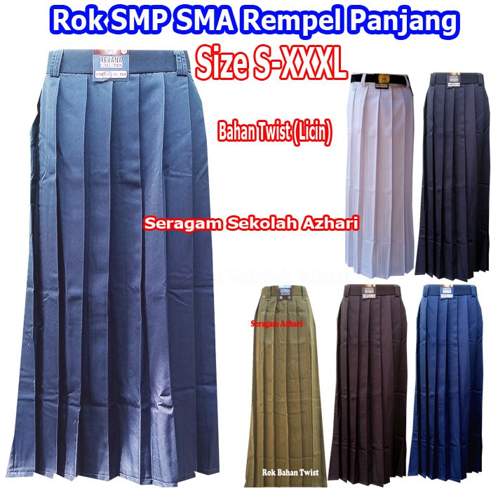 ROK SEKOLAH SMA ABU ABU REMPEL BAHAN LICIN