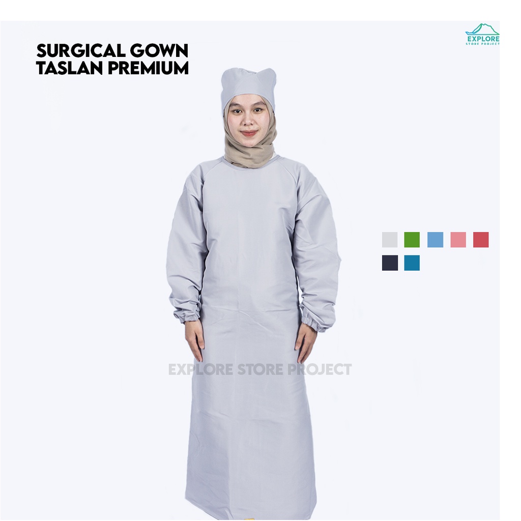 Jual ESPMEDICAPD GOWN SURGICAL GOWN TASLAN PREMIUM BAJU BEDAH BAJU OPERASI GOWN TASLAN