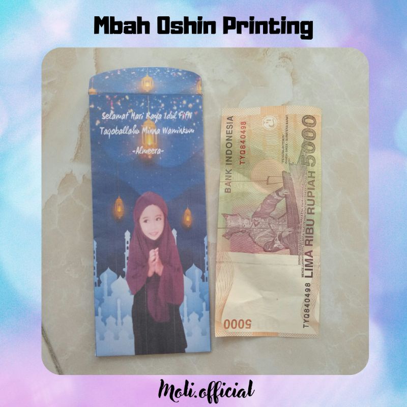 

Amplop Lebaran Custom / Amplop Idul Fitri custom Foto dan Tulisan