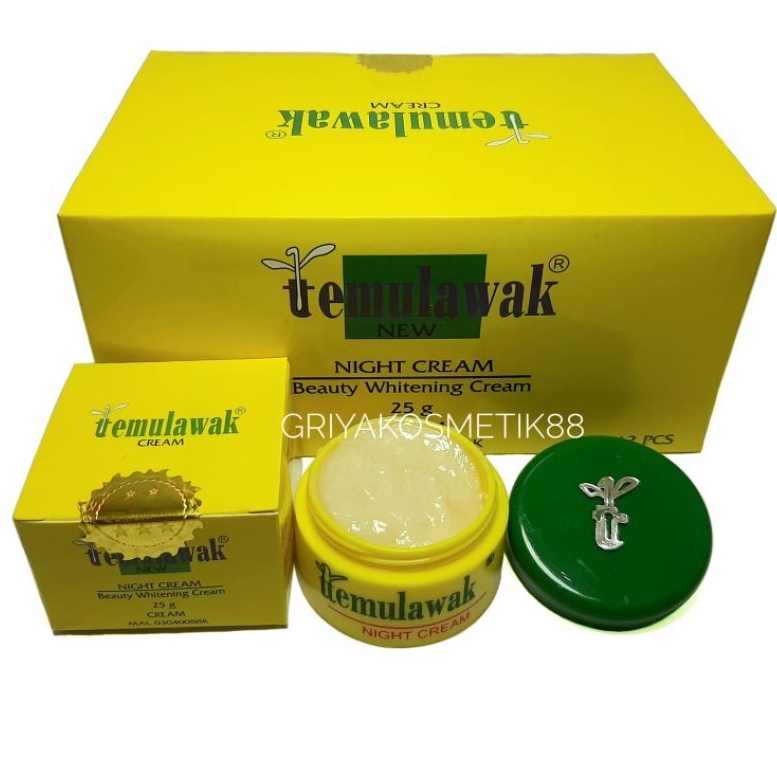 CREAM TEMULAWAK MALAM ORIGINAL [ LUSINAN ]