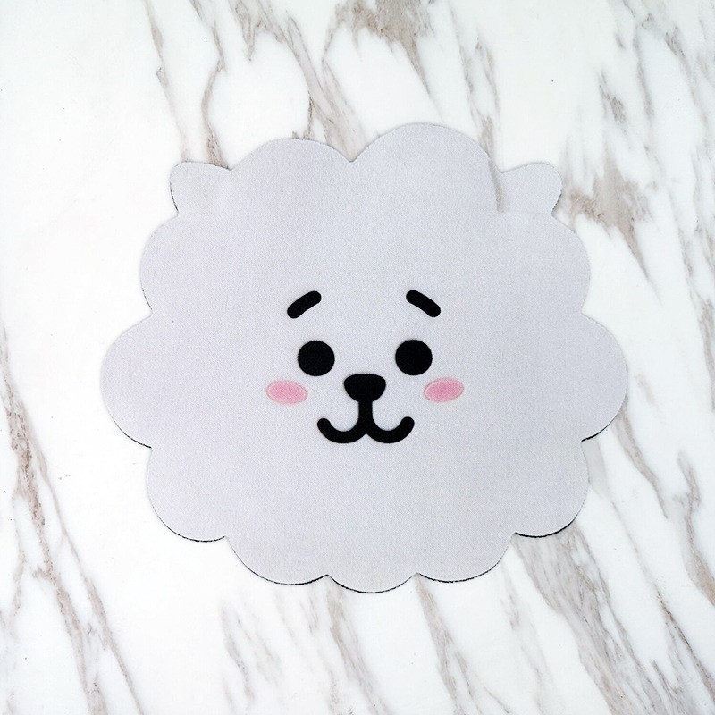 [Bayar Di Tempat]Mousepad Gel Silika Kpop BTS Official Kartun bt21