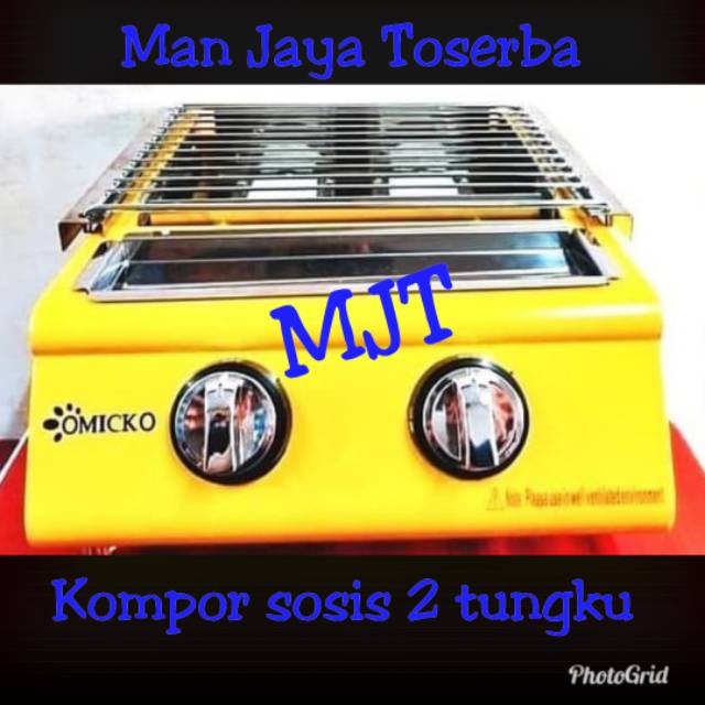 Kompor Bakaran Sosis 2 tungku