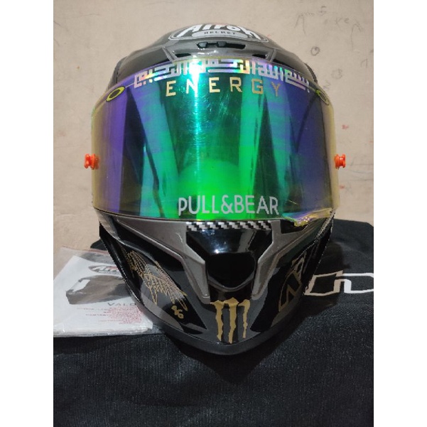 Paket Ganteng Airoh Valor Marshall Grey