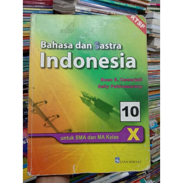 Bahasa dan Sastra Indonesia X SMA.