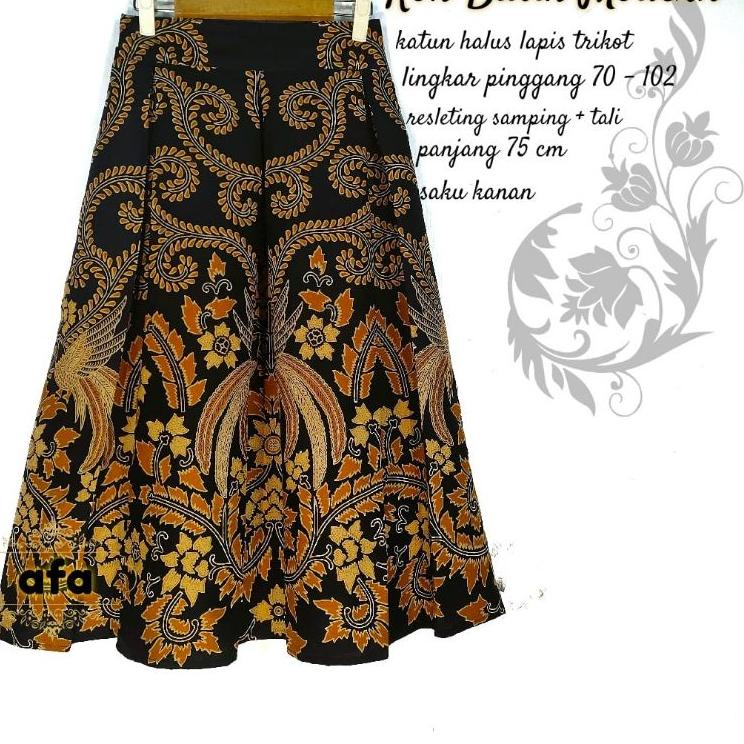 Oke Price.. ROK BATIK MODERN LAPIS TRIKOT / ROK BATIK 7/8 / BAWAHAN BATIK