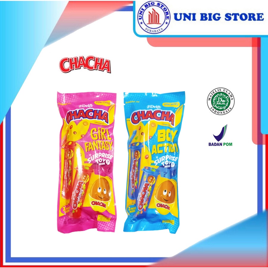 

Delfi Cha Cha Mini Minis Suprise Boy Action Girl Fantasy 2 x 12.5 g ChaCha Surp Toys