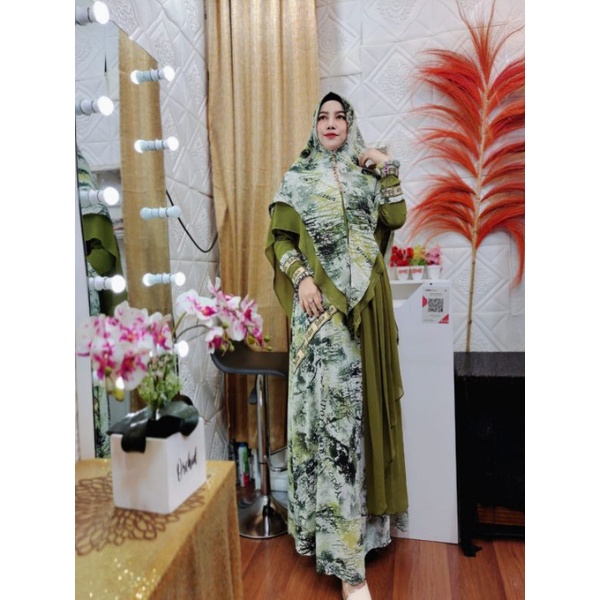 DRESS GULYA PREMIUM SET ORIGINAL BY YODIZEIN SYARI