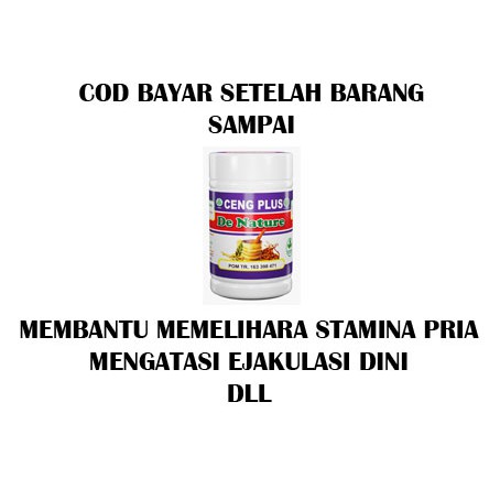 Obat Stamina Pria Dewasa Ceng Plus Herbal De Nature