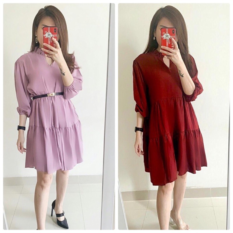 Karen dress / ko moon young dress/dress rayon premium / loose dress / korean dress / dress murah