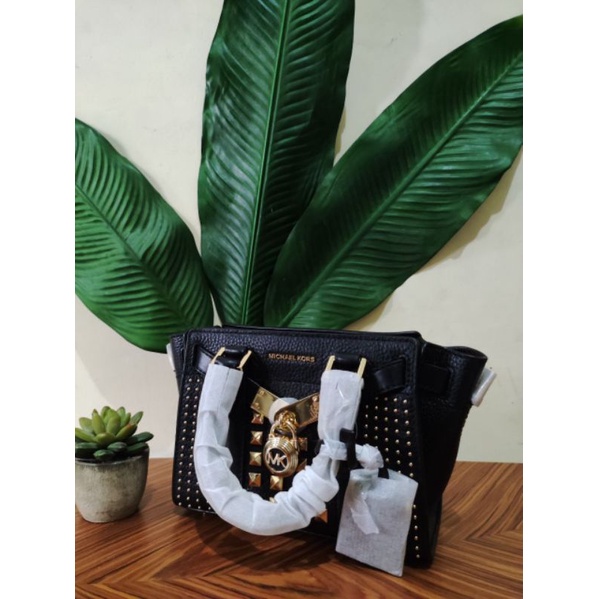 Tas MK/ Michael Kors Nouveau Hamilton, XS XBODY Femme, Noir, Extra Small