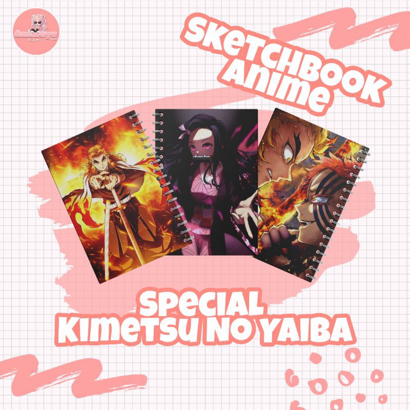 

Sketchbook - Notebook Anime Kimetsu No Yaiba