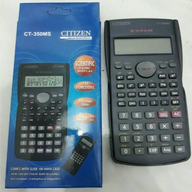 

Kalkulator Scientifie Rumus CITIZEN CT-350MS Office Stationary Kantor