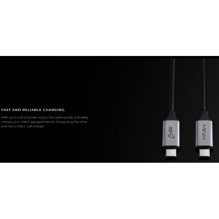 MINIX NEO C-MUC - Multi-Purpose USB-C to USB-C Cable - 120cm