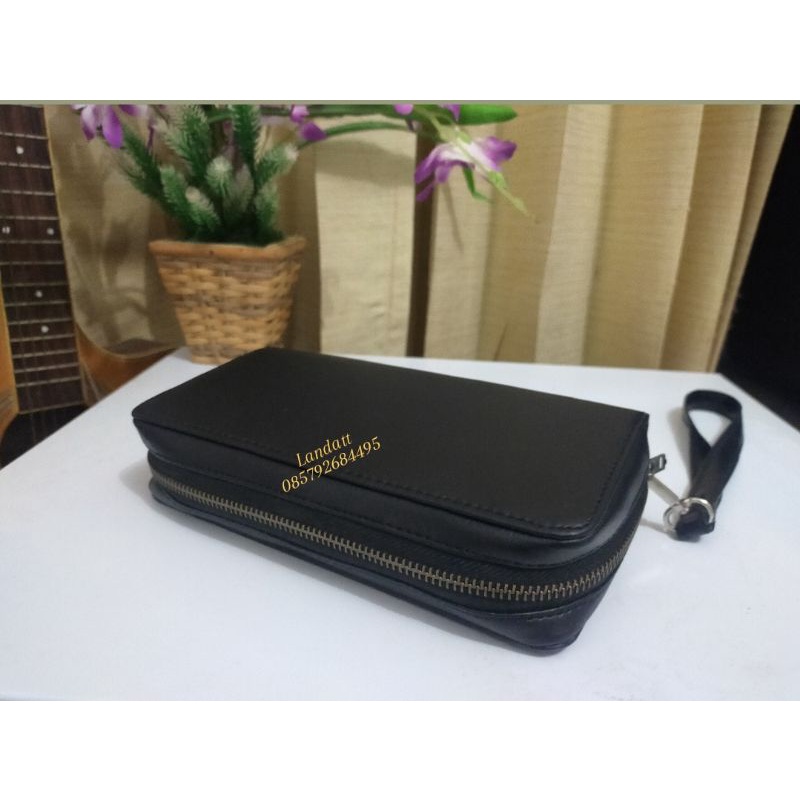 Dompet Taji Resleting / Tali Pendek Tebal