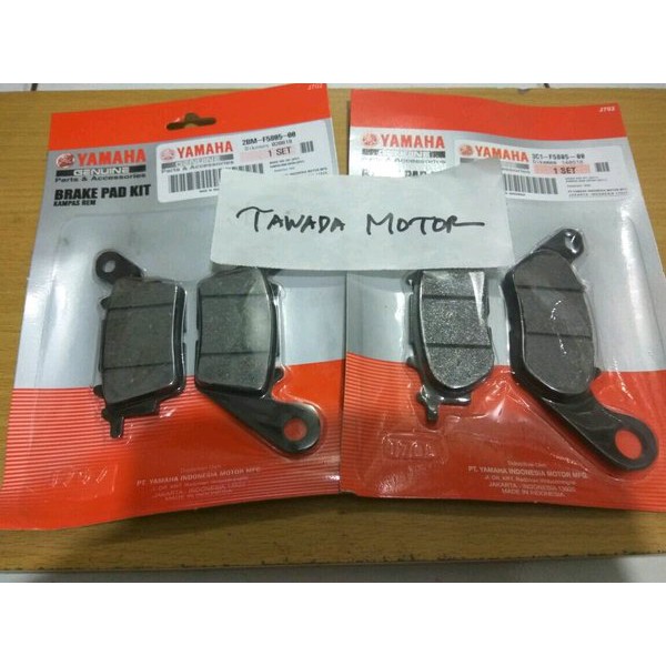 Diskon Murah DISPAD SET-KANVAS REM DEPAN BELAKANG YAMAHA NMAX