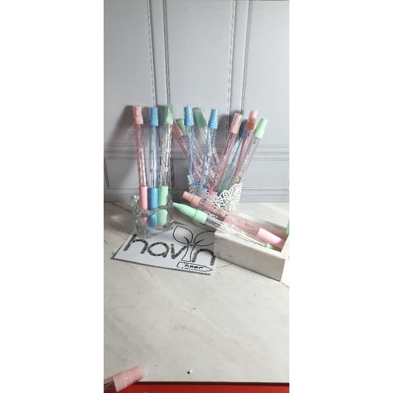 (12pcs) Pen hand sanitizer/pen 3in1/pen semprot/pen spray/bolpen-Tipe B