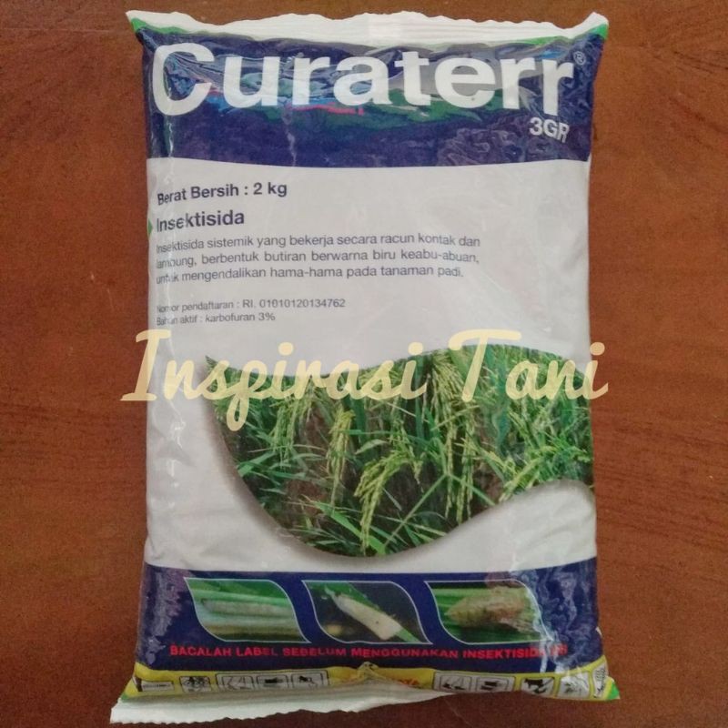 Insektisida Curaterr 2Kg/Pembasmi Hama Padi/Curaterr Insektisida