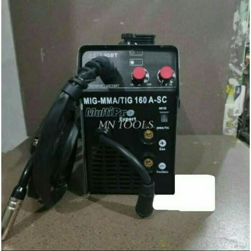Mesin las listrik,  Argon, MIG, TIG,  MMA, Co2 Multipro 3 in 1 450 W