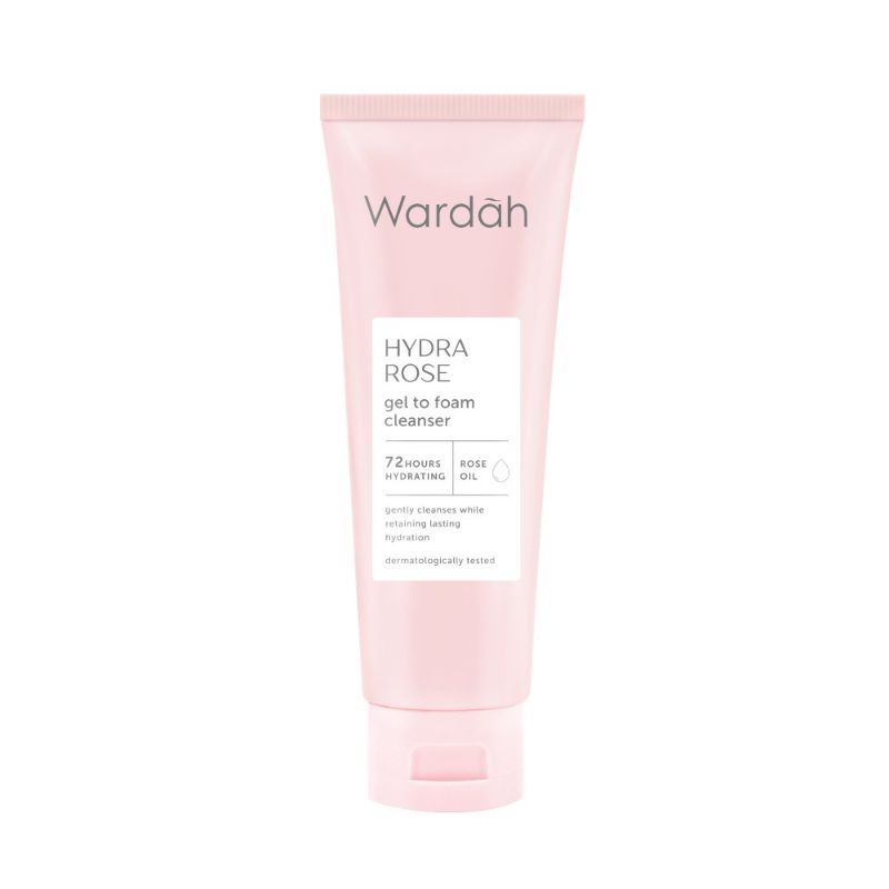 WARDAH Hydra Rose Gel To Foam Cleanser 100ml