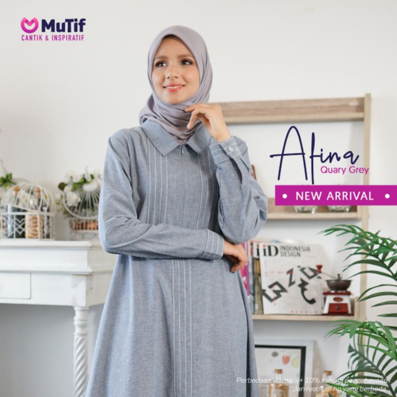 GAMIS MUTIF AFINA QUARY GREY QUARRY GREY