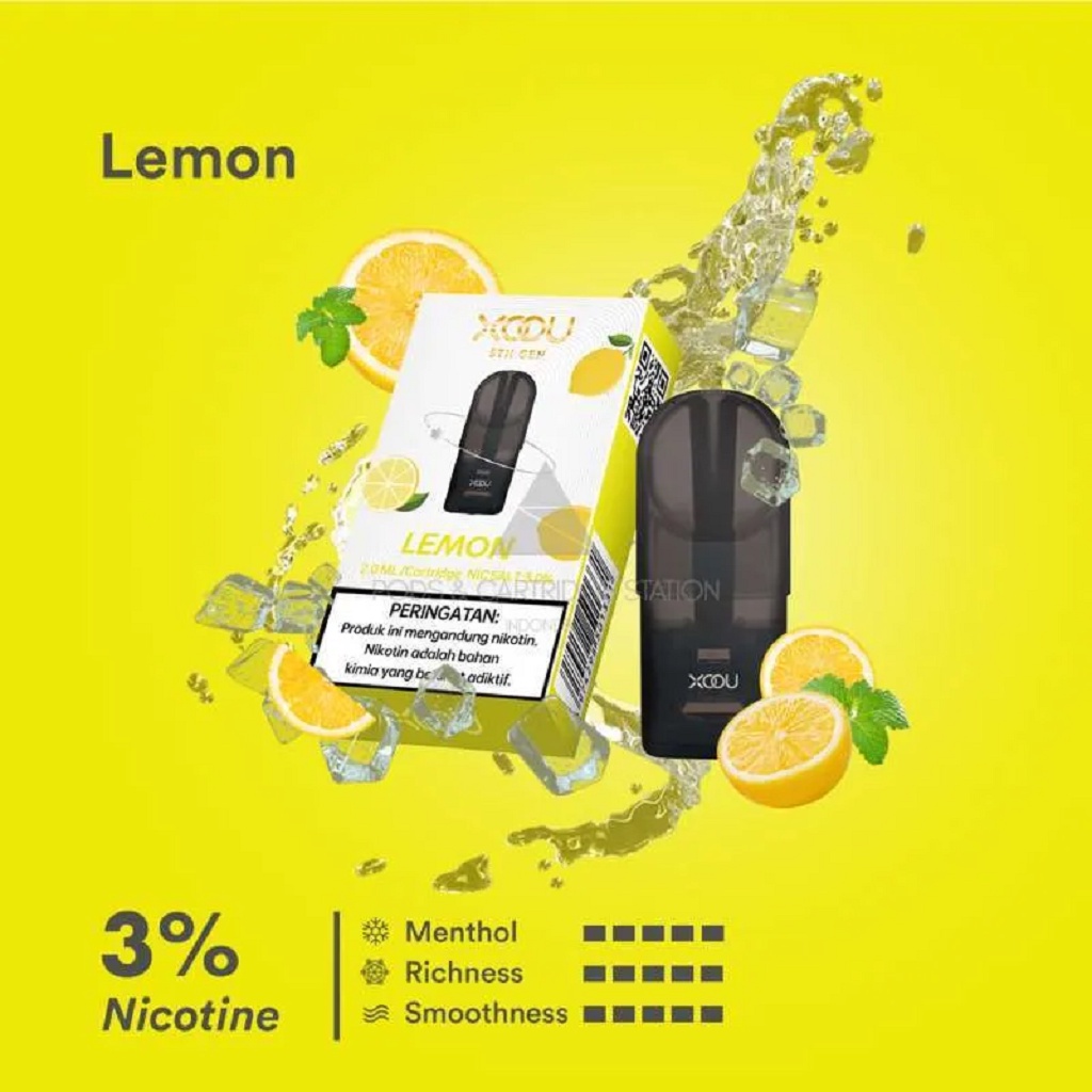 [ Lemon ] [Isi 1] Relx Infinity Essential Pods XOOU RELX compatible - Lemon