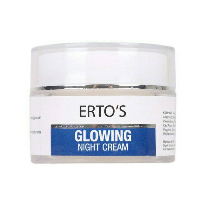 ERTO'S GLOWING NIGHT CREAM / CREAM MALAM GLOWING ERTOS