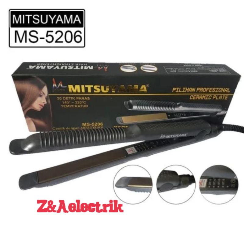 Alat Catok Rambut MS-5206 catok rambut lurus keramik MITSUYAMA