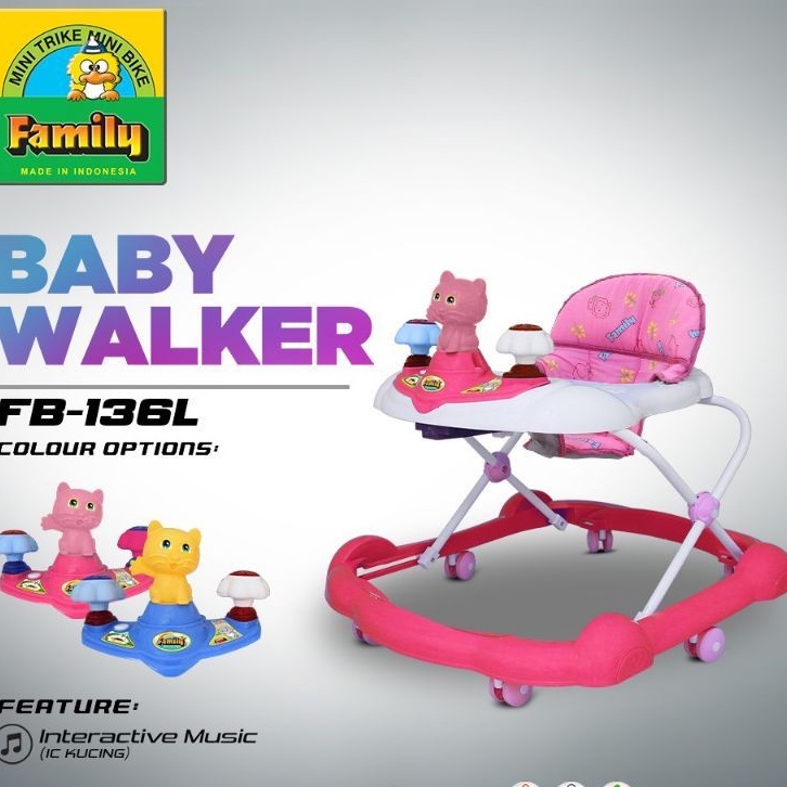 BABY WALKER FAMILY FB136 FB 136 L NEW ALAT BANTU JALAN