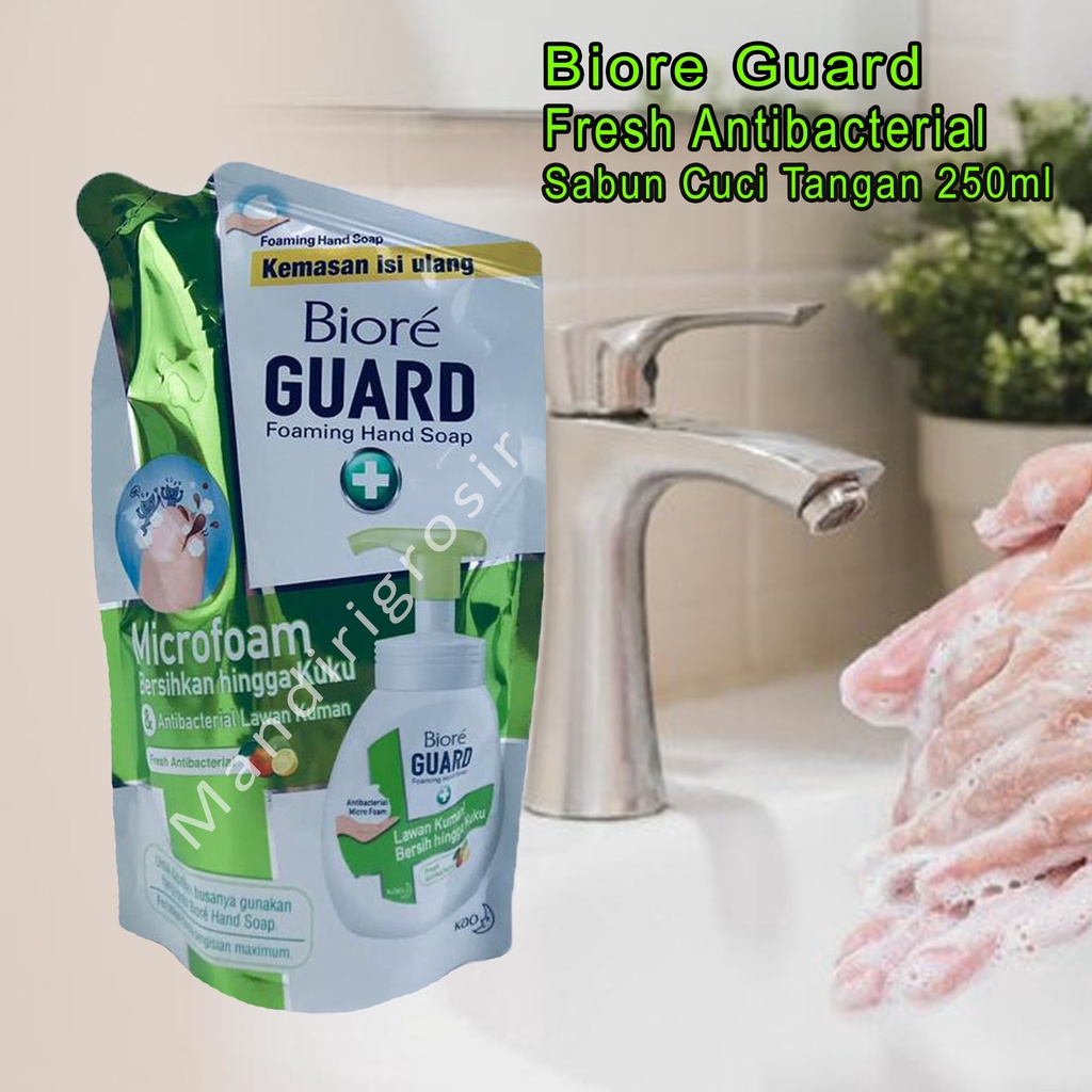 Sabun Cuci Tangan *Biore Guard * Fresh Antibacterial * 250ml