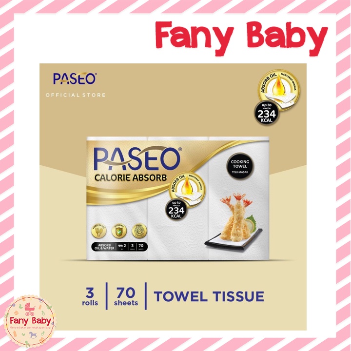 Paseo Cooking Towel Calories Absorb Oil