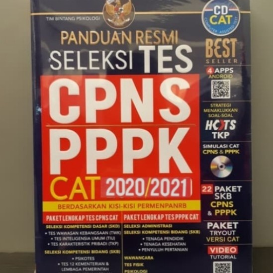 

TERMURAH Buku Panduan Resmi Seleksi Tes CPNS PPPK CAT 2020-2021+CD KPL501
