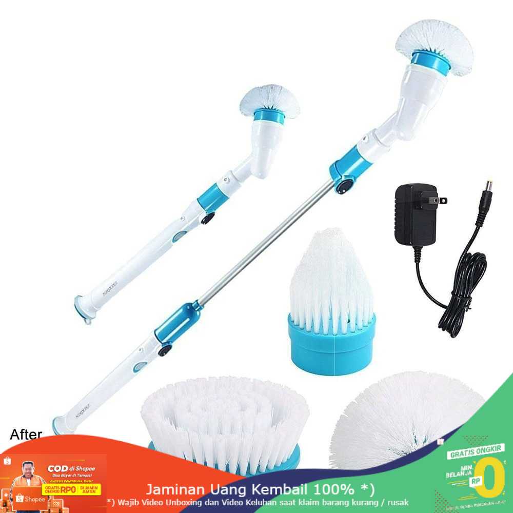 (BISA COD) RVOSTR EYCOCCI Hurricane Spin Scrubber Sikat WC Elektrik - WQ8111