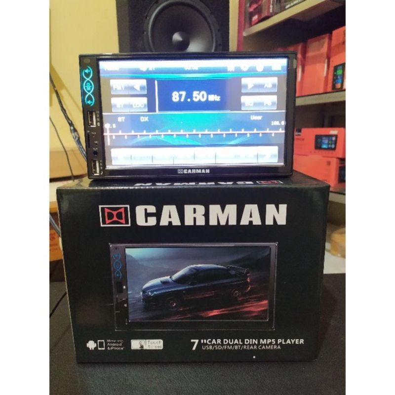 TERMURAH PROMO HEAD UNIT DECLAS CARMAN MP5 MIRROR LINK 7 INCH INCHI DIGITAL PANEL CAR DOUBLE DIN DUA