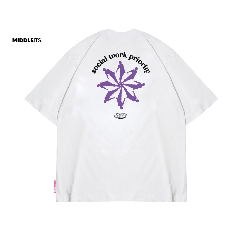 Middleits Kaos Basic Putih Original Middleits Ambrose